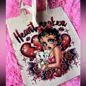 SOLD vintage betty boop tote bag
